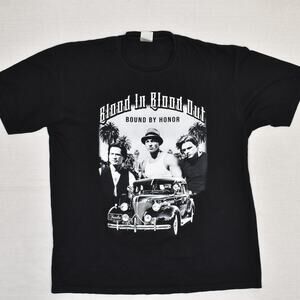 Pro Team Men's T Shirt Cotton Black Size 3XL Blood in Blood Out Bound by Honor